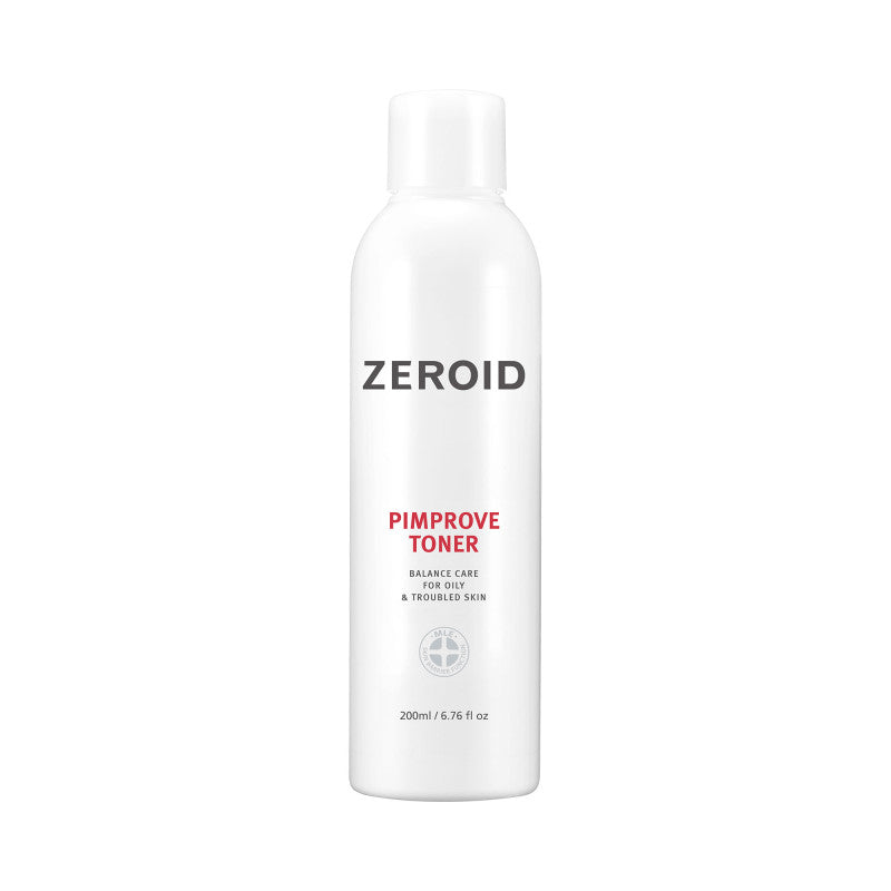 Zeroid ZEROID PIMPROVE Hipoalergiczny tonik złuszczający do skóry tłustej i trądzikowej 200 ml — Składniki i ocena